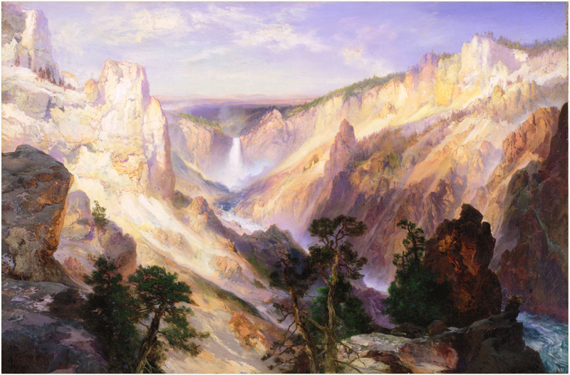 Thomas Moran Grand Canyon of the Yellowstone, 1906