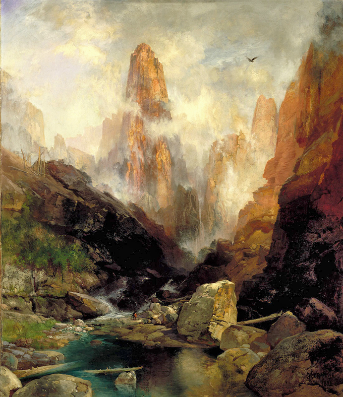 Thomas Moran Mist in Kanab Canyon Utah